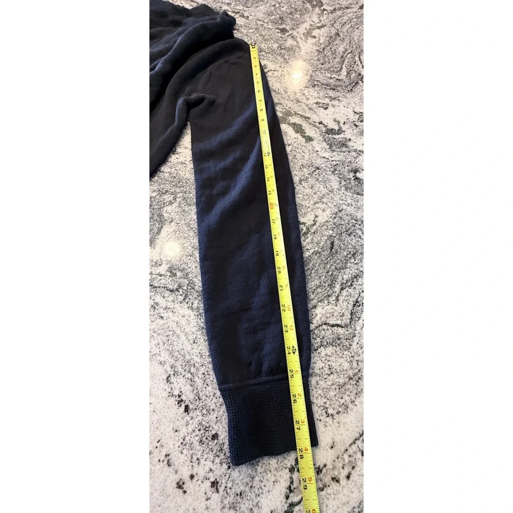 Woolpower 200 Merino Wool Quarter Zip Base Layer Top Black Large Sweden Made
